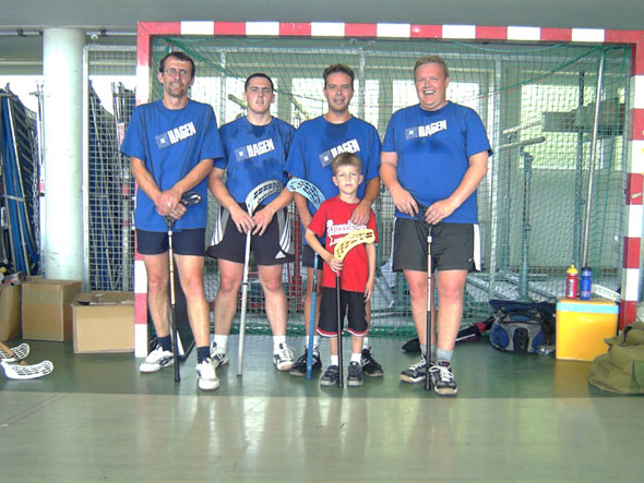 Mannschaft-Muenster-2004(Michael, Markus, Andre, Jürgen, Rene)